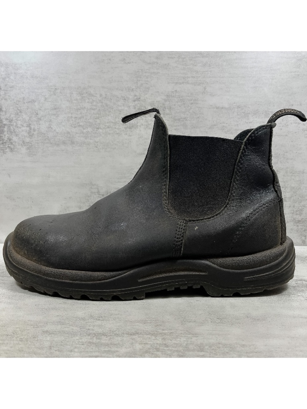 Blundstone 163 Work Safety Leather Boots - Men's Size 10.5 AU / 11.5 US - Black